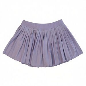 Bad Birdie Lilac Pleated Skirt